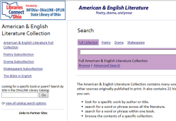 American and English full text literature