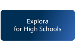 Explora for High Schools button with white text on blue background.